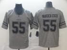 Dallas Cowboys #55 Leighton Vander Esch Gridiron Gray Limited Jersey