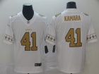 New Orleans Saints #41 Alvin Kamara White Team Logos Vapor Limited Jersey