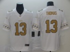 New Orleans Saints #13 Michael Thomas White Team Logos Vapor Limited Jersey