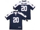 Dallas Cowboys #20 Tony Pollard Blue Thanksgiving Mens Vapor Untouchable Limited Jersey