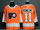 Adidas Philadelphia Flyers #11 Travis Konecny Orange Hockey Jersey