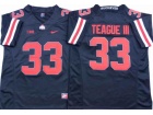 Ohio State Buckeyes #33 Master Teague III Black College Football Jersey