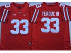 Ohio State Buckeyes #33 Master Teague III Red College Football Jersey