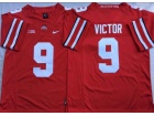 Ohio State Buckeyes #9 Binjimen Victor Red College Football Jersey