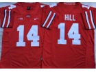 Ohio State Buckeyes #14 K.J. Hill Red College Football Jersey