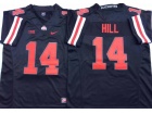 Ohio State Buckeyes #14 K.J. Hill Black College Football Jersey