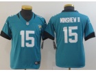 Youth Jacksonville Jaguars #15 Gardner Minshew II Green Vapor Limited Jersey