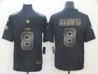 Tennessee Titans #8 Marcus Mariota Black Golden Vapor Limited Jersey