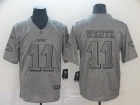 Philadelphia Eagles #11 Carson Wentz Gridiron Gray Limited Jersey