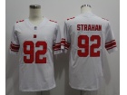 New York Giants #92 Michael Strahan White Vapor Limited Jersey