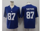 New York Giants #87 Sterling Shepard Blue Vapor Limited Jersey