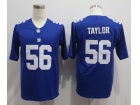 New York Giants #56 Lawrence Taylor Blue Vapor Limited Jersey