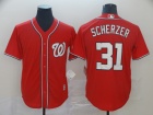 Washington Nationals #31 Max Scherzer Red Cool Base Jerseys