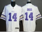 Minnesota Vikings #14 Stefon Diggs White Team Logos Vapor Limited Jersey