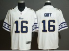 Los Angeles Rams #16 Jared Goff White Team Logos Vapor Limited Jersey