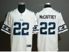 Carolina Panthers #22 Christian Mccaffrey White Team Logos Vapor Limited Jersey