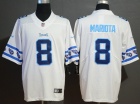 Tennessee Titans #8 Marcus Mariota White Team Logos Vapor Limited Jersey