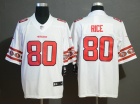 San Francisco 49ers #80 Jerry Rice White Team Logos Vapor Limited Jersey