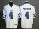 Dallas Cowboys #4 Dak Prescot White Team Logos Limited Jersey