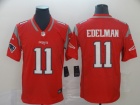 New England Patriots #11 Julian Edelman Red Inverted Legend Limited Jersey