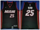 Miami Heat #25 Kendrick Nunn Black Swingman Jersey