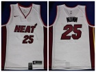 Miami Heat #25 Kendrick Nunn White Swingman Jersey