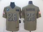 Philadelphia Eagles #26 Miles Sanders 2019 Olive Salute to Service Limited Jersey