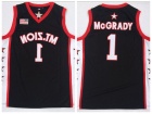 Mount Zion High School #1 Tracy McGrady Black Basketball Jersey