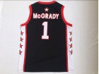 Mount Zion High School #1 Tracy McGrady Black Basketball Jersey