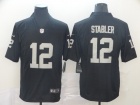 Oakland Raiders #12 Ken Stabler Black Vapor Limited Jersey