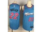 Miami Heat #22 Jimmy Butler Blue Jersey