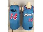 Nike Miami Heat #14 Tyler Herro Blue Jersey