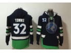 Minnesota Timberwolves #32 Anthony Towns Blue Hoodies