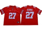 Ohio State Buckeyes #27 Eddie George Red 2018 New Limited College Football Jersey