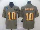 Philadelphia Eagles #10 DeSean Jackson  2019 Olive Golden Number Salute to Service Limited Jersey