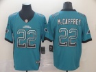 Carolina Panthers #22 Christian Mccaffrey Blue Drift Vapor Limited Jersey