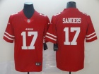 San Francisco 49ers #17 Emmanuel Sanders Red Vapor Limited Jersey