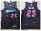 Nike Miami Heat #25 Kendrick Nunn Black City Jersey