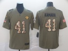 New Orleans Saints #41 Alvin Kamara Olive/Camo Salute to Service Limited Jersey