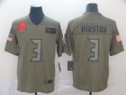 Tampa Bay Buccaneers #3 Jameis Winston 2019 Olive Salute to Service Limited Jersey