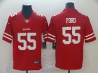 San Francisco 49ers #55 Dee Ford Red Vapor Limited Jersey