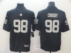 Oakland Raiders #98 Maxx Crosby Black Vapor Limited Jersey