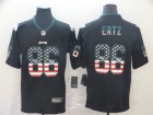 Philadelphia Eagles #86 Zach Ertz Black USA Flag Vapor Limited Jersey