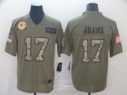 Green Bay Packers #17 Davante Adams 2019 Olive/Camo Salute to Service Limited Jersey