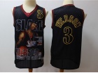 Philadelphia 76ers #3 Allen Iverson Black Big Slam Basketball Jersey