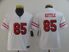 Youth San Francisco 49ers #85 George Kittle White Color Rush Limited Jersey