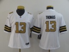 Woman New Orleans Saints #13 Michael Thomas White Color Rush Limited Jersey