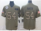 Dallas Cowboys #54 Jaylon Smith 2019 Olive Camo Salute to Service Limited Jersey