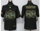 Green Bay Packers #69 David Bakhtiari Black Golden Vapor Untouchable Limited Jersey