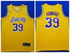 Nike Los Angeles Lakers #39 Dwight Howard Yellow Jersey